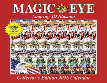 Magic Eye 2026 Wall Calendar